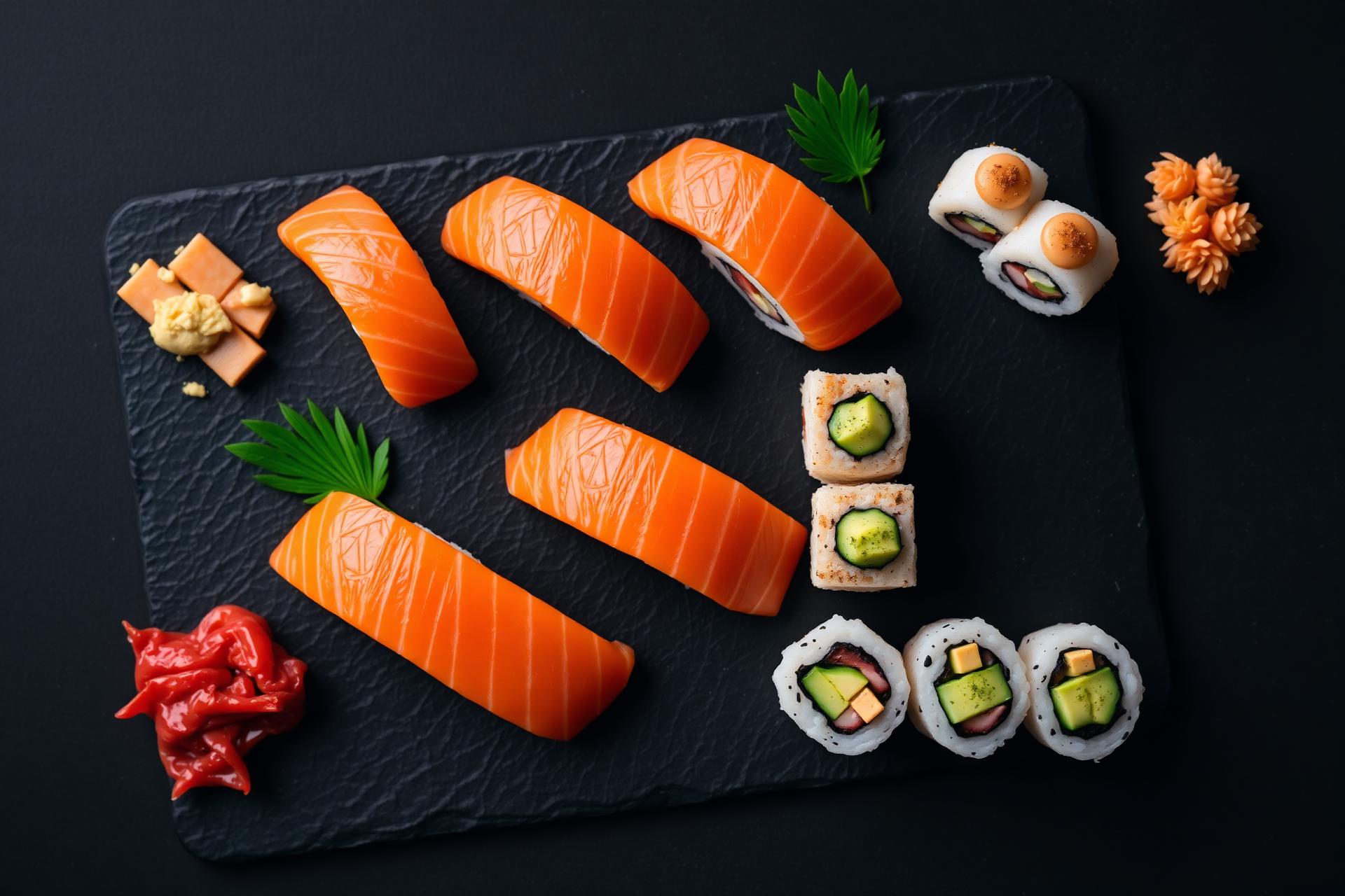 Sushi platter